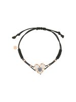 Pippo Perez bracelet Evil Eye en or rose 18 ct serti de diamants e de saphirs - Noir