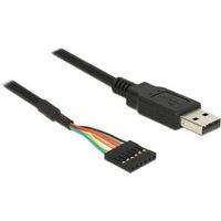 Delock 83785 Converter USB 2.0 male > TTL 6-pins pin header female 1,8 m (3,3 V) - thumbnail