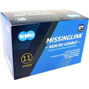 KMC MissingLink 11NR EPT Silver Fietskettingslot 11-speed, 5.65 mm Zilver