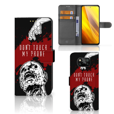 Xiaomi Poco X3 | Poco X3 Pro Portemonnee Hoesje Zombie Blood Xiaomi Poco X3 | Poco X3 Pro Portemonnee Hoesje Zombie Blood
