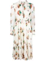 Ulla Johnson Reina ruffled midi shirtdress - Tons neutres