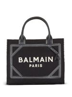 Balmain sac cabas à motif monogrammé - Noir - thumbnail