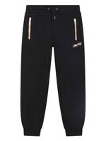 BOSS Kidswear pantalon de jogging à patch logo - Noir - thumbnail