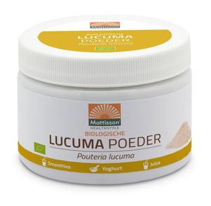 Mattisson Lucuma poeder pouteria lucuma bio (125 gr)