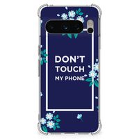 Google Pixel 8 Pro Anti Shock Case Flowers Blue DTMP