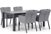 Lifestyle Parma/Munster 180 cm dining tuinset 5-delig - thumbnail