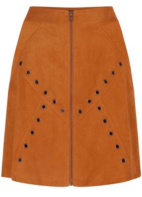 Skirt suedine caramel Skirt suedine caramel