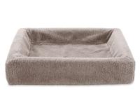 Bia fleece hoes hondenmand 2 60x50x12cm TAUPE