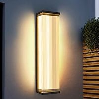 buitenwandlampen, led-hekverlichting ip65 waterdicht warm / wit / neutraal licht schans decoratief armatuur met bekabeling voor villapoort balkon tuin buitenlamp Lightinthebox - thumbnail