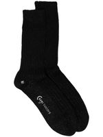 Suicoke chaussettes à logo imprimé - Noir