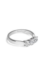 LEO PIZZO bague My Twin Trilogy en or blanc 18ct ornée de diamants - Argent - thumbnail