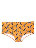 Lygia & Nanny maillot de bain à imprimé graphique - Orange