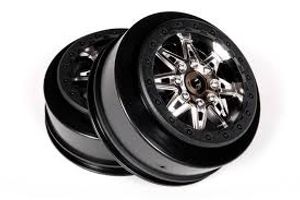 2.2 3.0 Raceline Renegade Wheels - 34mm (Chrome/Black) (2pcs) (AX08106)