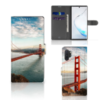 Samsung Galaxy Note 10 Plus Flip Cover Golden Gate Bridge