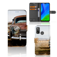 Huawei P Smart 2020 Telefoonhoesje met foto Vintage Auto - thumbnail