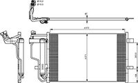 Condensor, airconditioning 35922