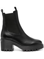 Hogan slip-on leather ankle boots - Noir