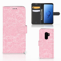 Samsung Galaxy S9 Plus Hoesje White Flowers - thumbnail