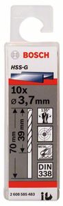 Bosch Accessoires Metaalboren HSS-G, Standard 3,7 x 39 x 70 mm 10st - 2608585483