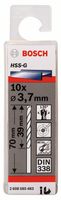 Bosch Accessoires Metaalboren HSS-G, Standard 3,7 x 39 x 70 mm 10st - 2608585483 - thumbnail