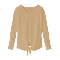 Shirt met lange mouw, beige 36/38