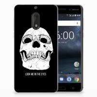 Silicone Back Case Nokia 6 Skull Eyes