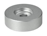 Dynavox Aluminium Single Puck ASP2, zilver
