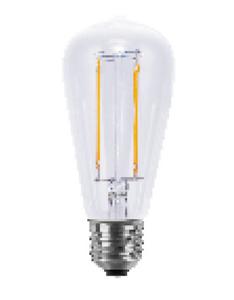 Segula 55700 LED-lamp Energielabel F (A - G) E27 6.5 W = 51 W Warmwit (Ø x l) 65 mm x 145 mm 1 stuk(s)