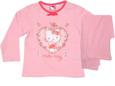 Hello Kitty pyjama katoen roze maat 104