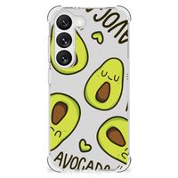 Samsung Galaxy S23 Stevig Bumper Hoesje Avocado Singing - thumbnail