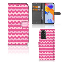 Xiaomi Redmi Note 11 Pro 5G/4G Telefoon Hoesje Waves Pink