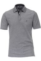 Casa Moda Casual Fit Polo shirt Korte mouw grijs/wit - thumbnail