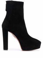 Aquazzura bottines Sue à talon haut - Noir