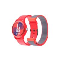 SPC Smartee Duo Vivo Smartwatch in de kleur rood met verwisselbare armband, ronde wijzerplaat High Definition 1,27 inch, bluetooth-oproepen, 8 dagen batterijduur, 100 sporten, IP68