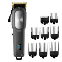 Cecotec Professionele clipper tondeuse voor lichaam en baard - Draadloze scheerapparaat - LCD scherm - Zwart
