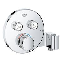 Grohe SmartControl Inbouwthermostaat - 3 knoppen - handdouchehouder - rond - chroom 29120000