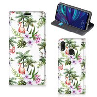 Huawei Y7 hoesje Y7 Pro (2019) Hoesje maken Flamingo Palms - thumbnail