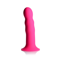 XR Brands Squeezable Wavy Dildo - thumbnail