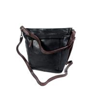 HIGHLAND PARK trendy dames schoudertas zwart