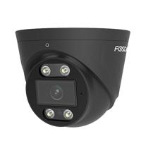 5 MP PoE IP dome-camera voor buiten met spotlights en sirene - Foscam T5EP Zwart