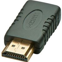 Lindy 41208 HDMI HDMI Mini Zwart kabeladapter/verloopstukje - thumbnail