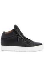 Giuseppe Zanotti baskets Kriss en cuir - Noir