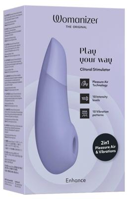 Womanizer Discreet Massageapparaat Met Luchtimpulsen Paars/Lila