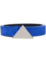 The Attico ceinture à boucle triangulaire - Bleu