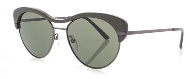 Daniel Hechter zonnebril DHS252 dames ovaal RVS cat. 3 legergroen