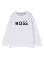 BOSS Kidswear sweat en jersey à logo imprimé - Blanc