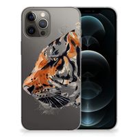 Hoesje maken iPhone 12 Pro Max Watercolor Tiger - thumbnail