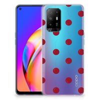 OPPO A94 5G | Reno5 Z Siliconen Case Cherries - thumbnail