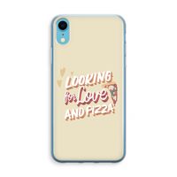 Pizza is the answer: iPhone XR Transparant Hoesje