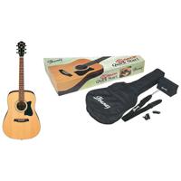 Ibanez V50NJP westerngitaar-pakket naturel